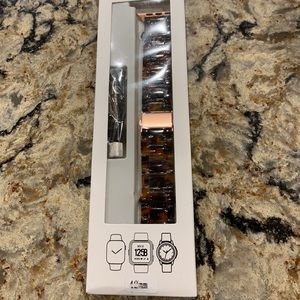 Tortoise resin Apple Watch band